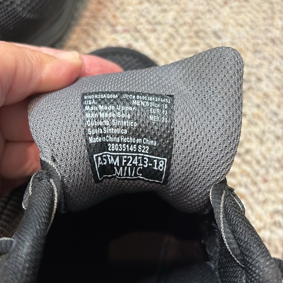 Brahma Black Steel Toe Athletic Shoes Mesh Comfort. Size 10 main image 5